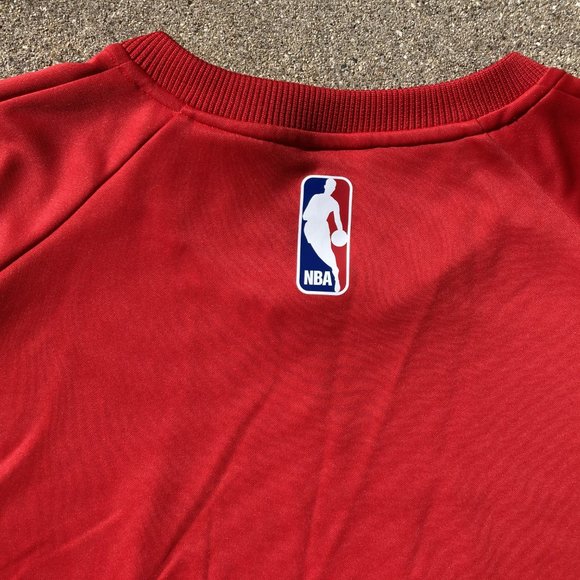Chicago Bulls Men's 2016 X-Mas adidas Throwback Pullover Sweatshirt - Red 2XL - Picture 11 of 11
